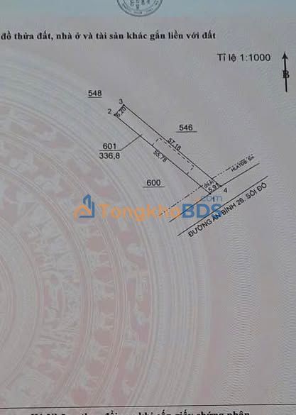 Đất An Bình 26 Vĩnh Hòa Phú Giáo 330m² 660 triệu - Đường to ô tô