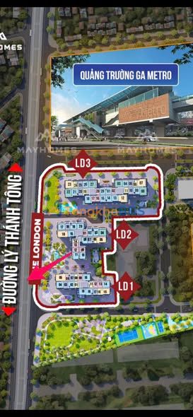 Căn hộ 1PN LD2 Hoàng Mai - 43.8m² - Giá 3.08 Tỷ - Sẵn Sàng Đầu Tư