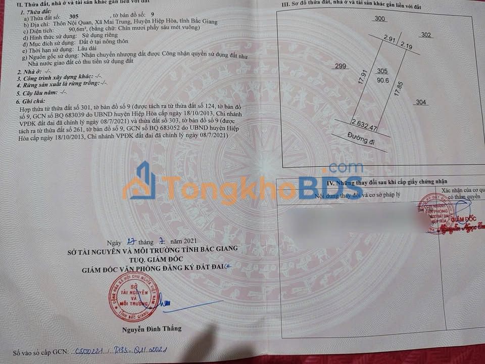 Đất nền Mai Trung Tam Dương 90m² 1 tỷ - Sổ đỏ chính chủ