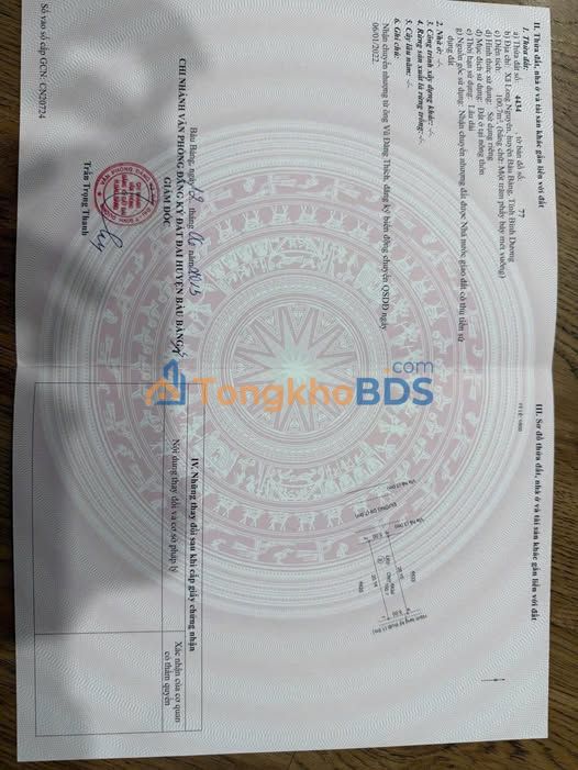 Bán Đất Lộc Phát, Bàu Bàng - 100.7m² Sổ Hồng Riêng, Giá 800 Triệu