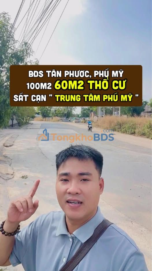 Đất nền Tân Phước 100m² - Sổ đỏ đô thị, giá 1.25 tỷ