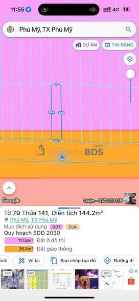 Đất Vàng Phú Mỹ BR-VT 144m² - Sổ Đỏ Rõ Ràng, Giá 2.6 Tỷ