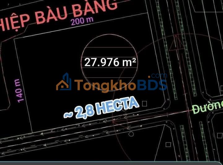 Đất KCN Bàu Bàng Mở Rộng 27.976m² - Sẵn Sàng Đầu Tư 2066
