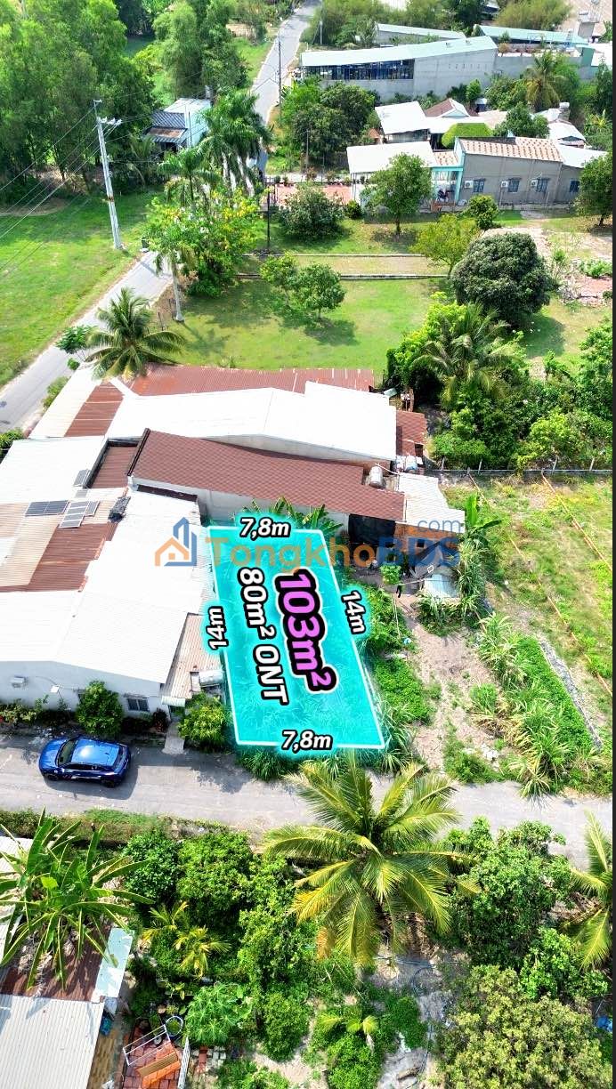 Đất Củ Chi 103m² MT nhựa - Giá 980 Triệu - Thổ cư 100%