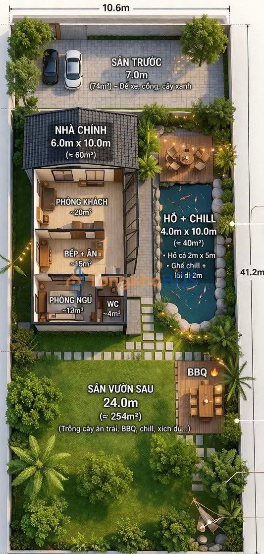 Đất Vườn Cây Ăn Quả 520m² Thị Trấn Đất Đỏ - Sổ Đỏ Riêng, Giá 1.8 Tỷ