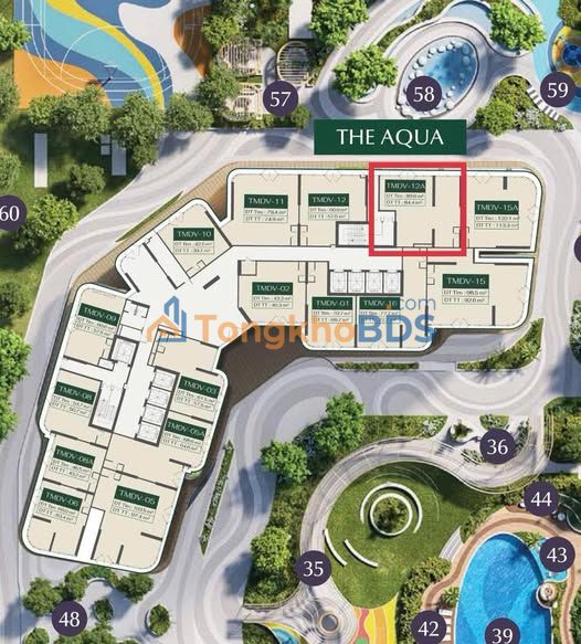 Shophouse Lumiere Evergreen 84m² - Mặt công viên 13ha, Vị trí đắc địa