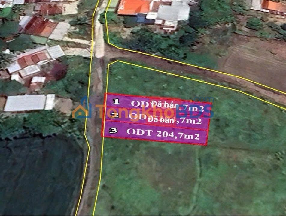 Đất thổ cư Ninh Hoà 204m² - Sổ đỏ sẵn, giá 7xx triệu - Đầu tư/An cư