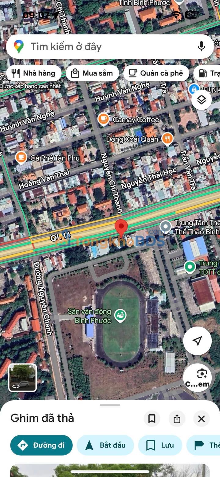 Đất MT QL14 Đồng Phú, Bình Phước 112.5m² - Giá 5 Tỷ TL