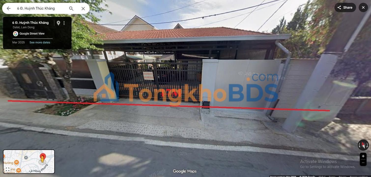 Nhà riêng Huỳnh Thúc Kháng Đà Lạt 787m² 85 tỷ - Sẵn sàng ở ngay