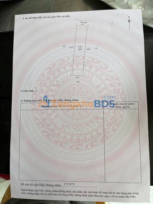 Bán Đất Nền 109m² Phường Thành Phước, TX Bình Minh - Sổ Hồng Riêng