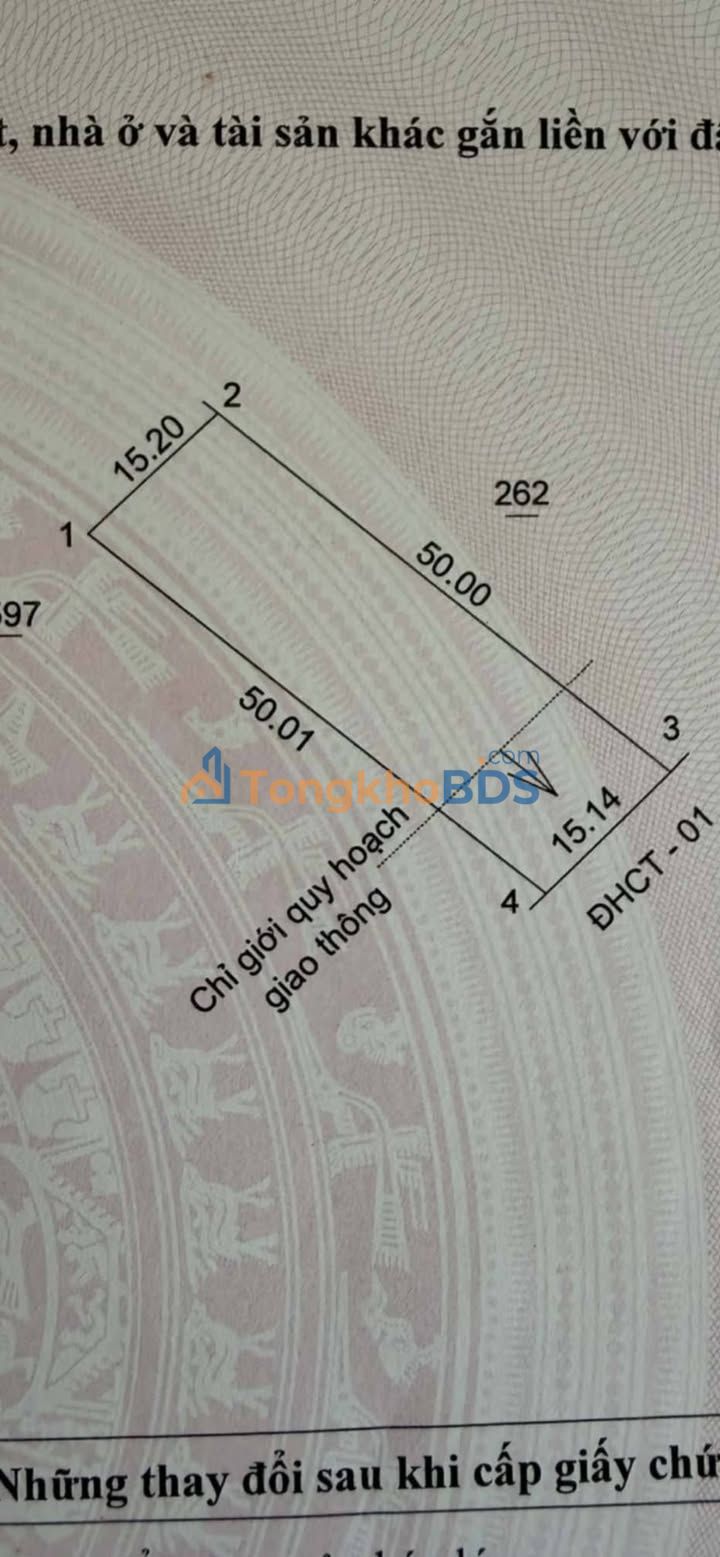 Đất nền Châu Thành Bến Tre 751m² 1.8 tỷ - Xây dựng tự do