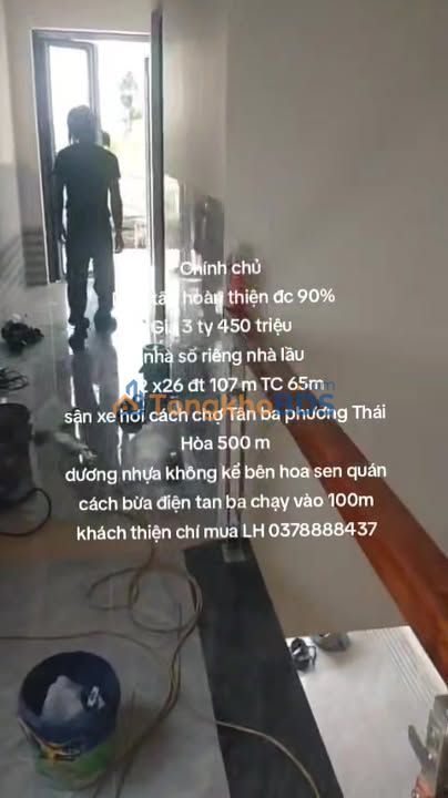 Nhà 4 Tầng Hoàn Thiện 90% - 3.45 Tỷ Tại TP. Thủ Dầu Một, Bình Dương