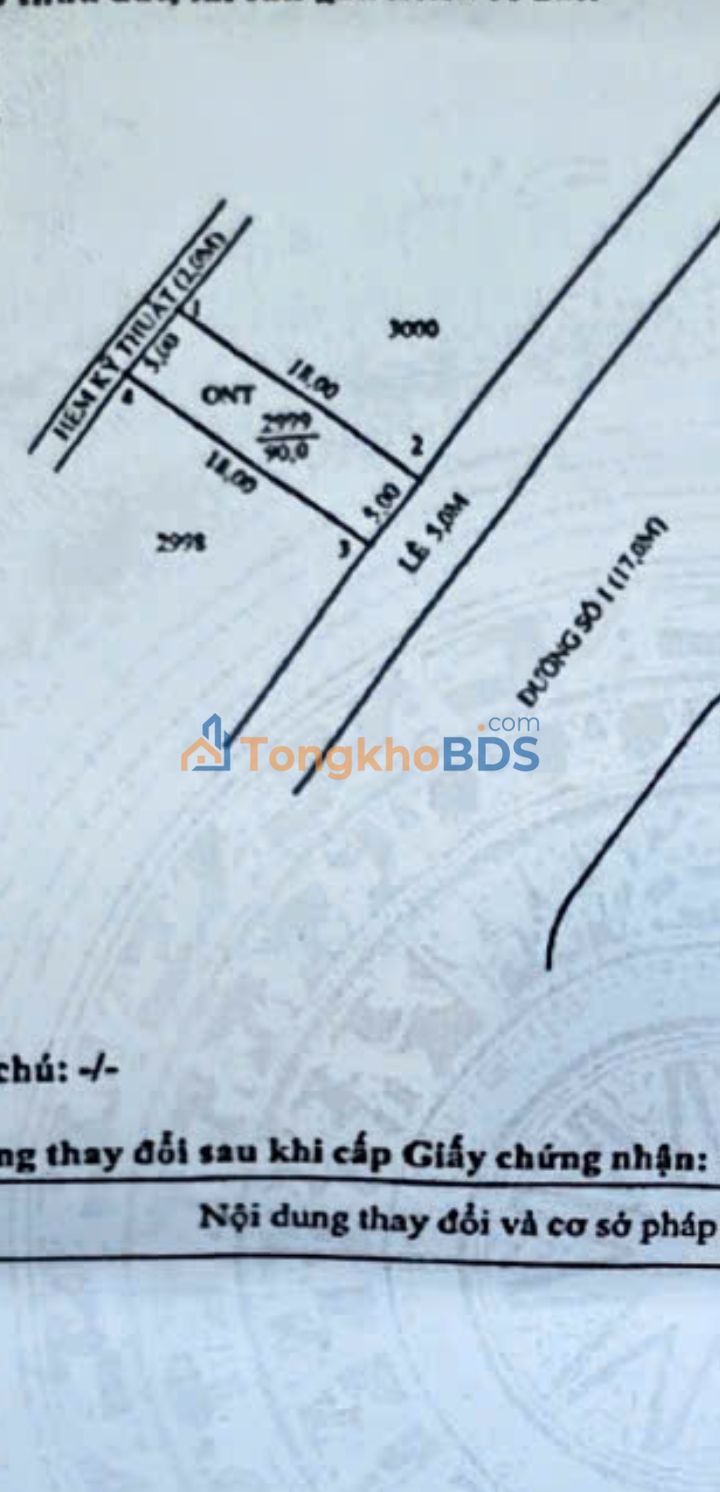 Đất nền Đường Số 1, Nhơn Ái 90m² 1.2 tỷ - Sổ đỏ chính chủ