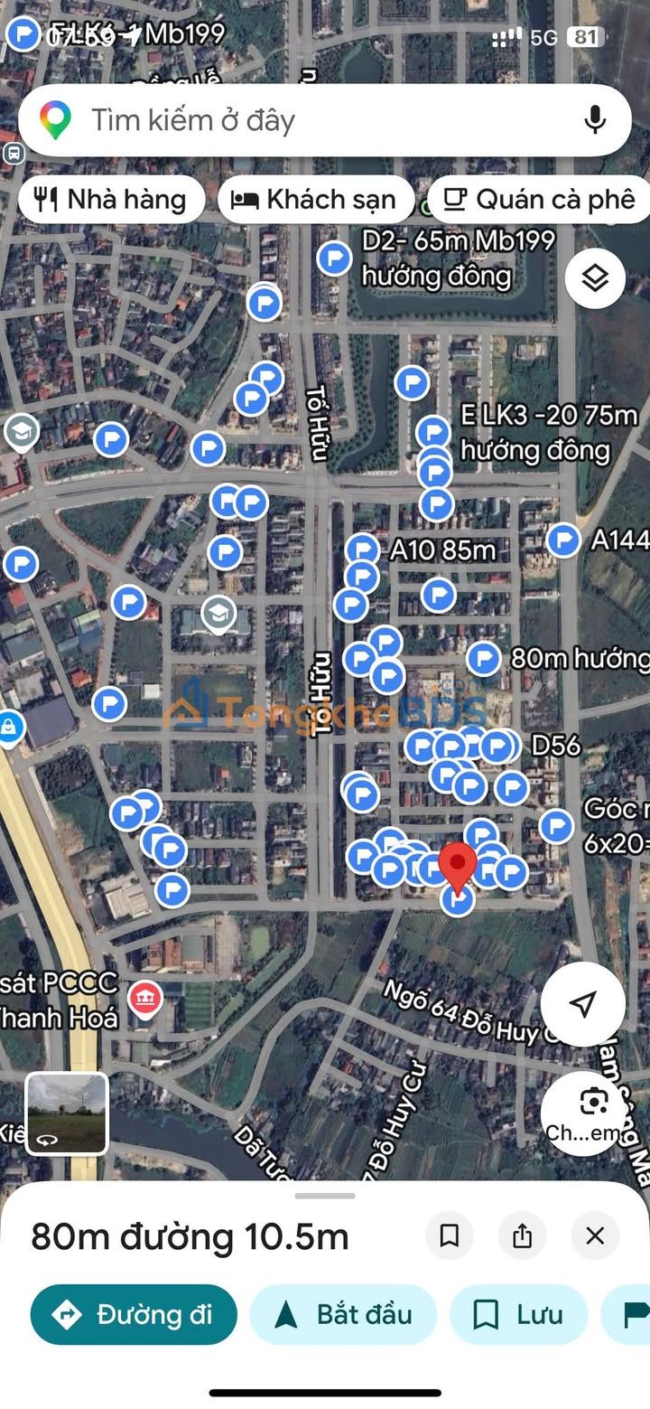 Đất nền MB934 Đông Hải 80m² - Sổ đỏ chính chủ, đường 10.5m