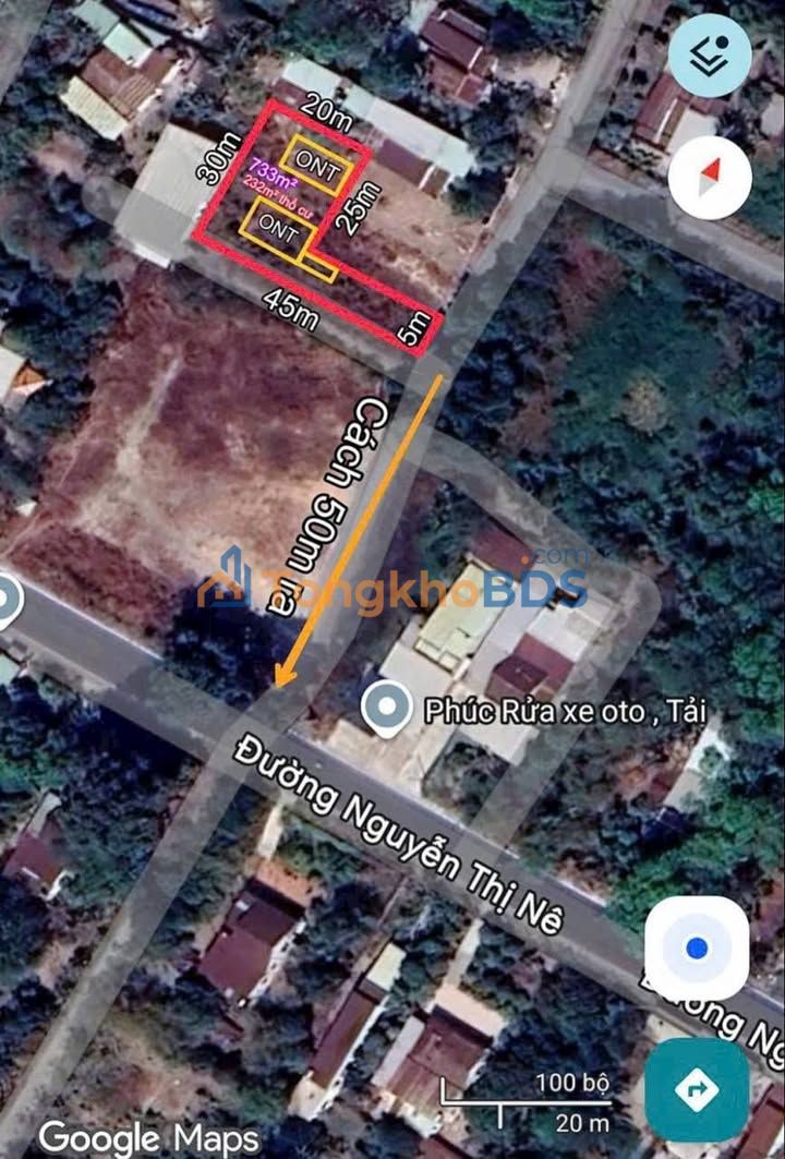 Đất Vườn Củ Chi 733m² - Sổ Đỏ Thổ Cư, Giá Hơn 3 Tỷ