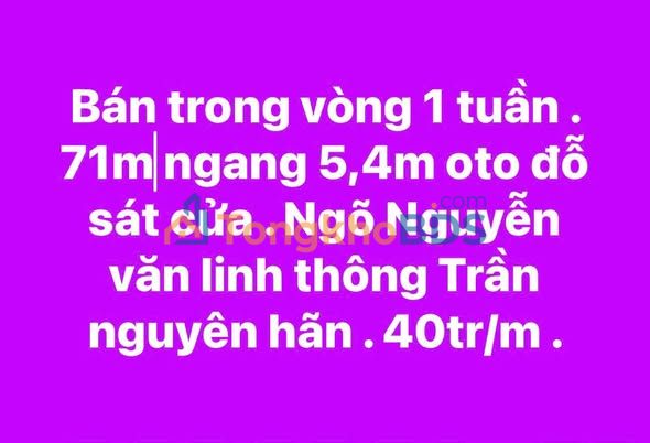 Đất Vàng Nguyễn Văn Linh, Hải Phòng - 71m² - Giá Hời 2.84 Tỷ