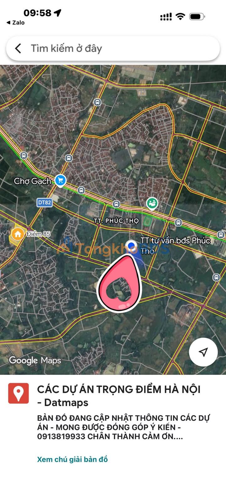 Land Thị trấn Phúc Thọ Hà Nội 100m² 5.2 tỷ - Giá tốt hiếm có