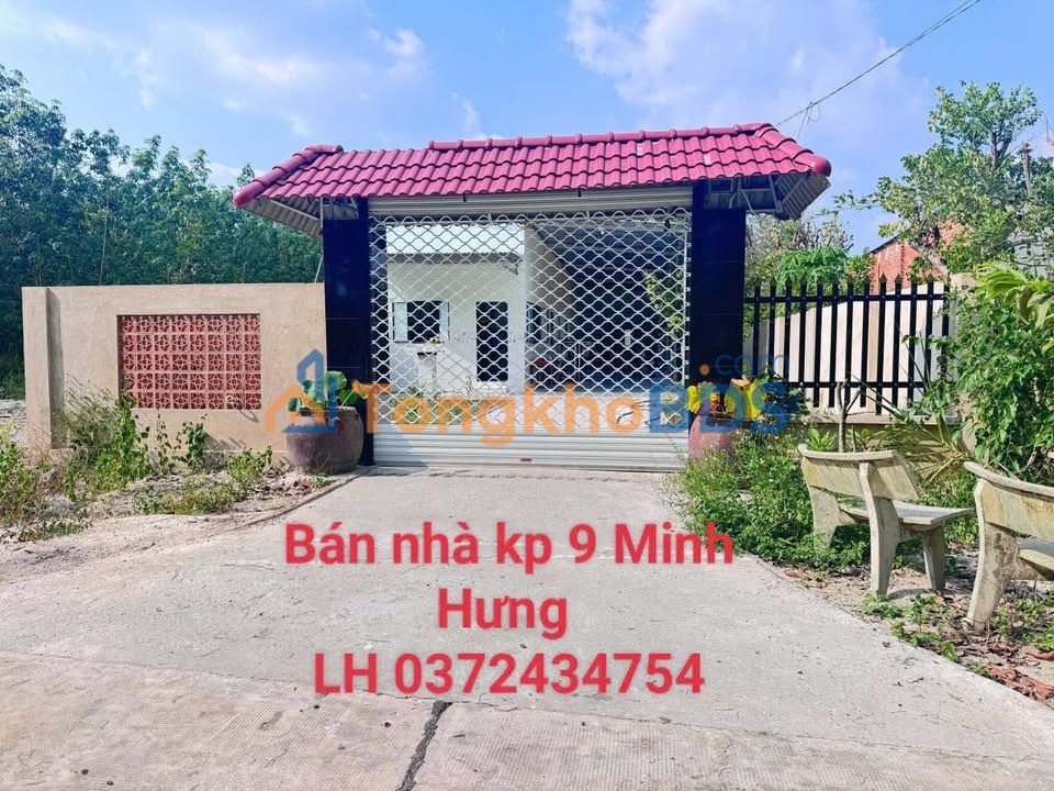 Nhà Khu phố 9 Minh Hưng 500m² 1.5 tỷ - Sẵn sàng ở ngay