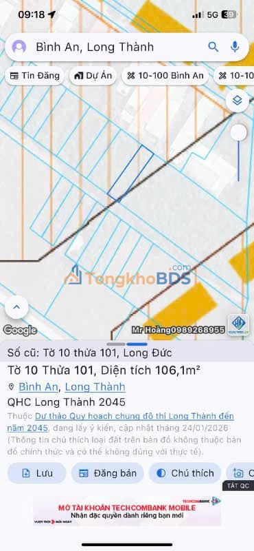 Đất nền Long Đức Long Thành 105m² 350 triệu - Sổ đỏ chính chủ