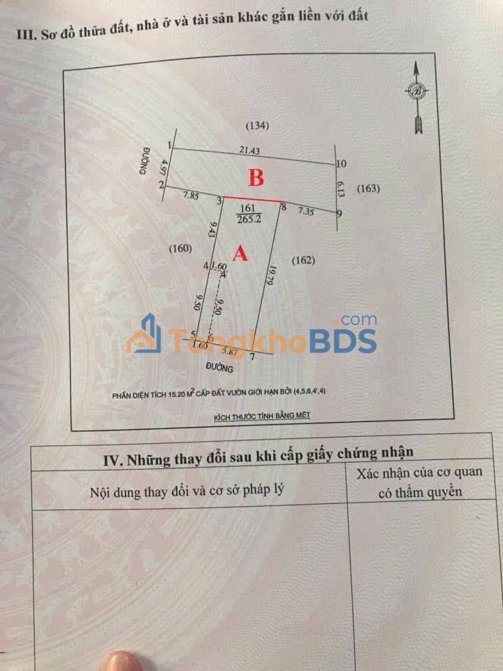 Đất thổ cư Phan Chu Trinh Vinh 265m² 8,xx tỷ - Sổ đỏ chính chủ