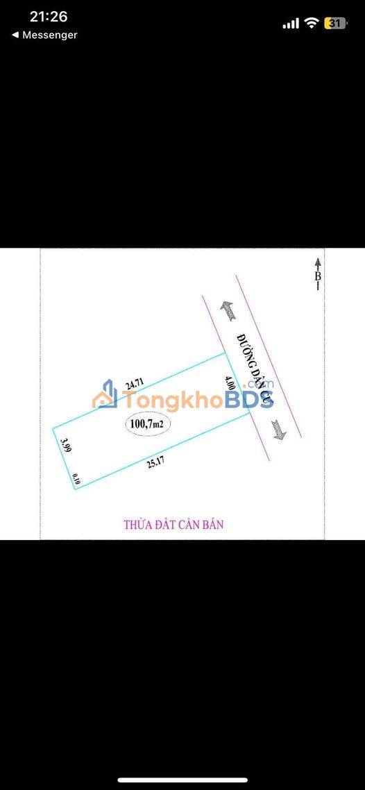Đất nền Vinaconex Xóm 18 101m² 2.9 tỷ - Hạ tầng hoàn thiện