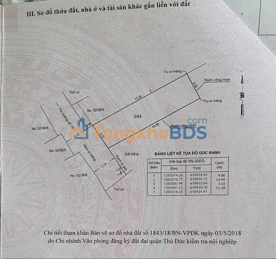 Đất Nền Thủ Đức 60.4m² - 1 Xẹc Đường 15 Linh Xuân, Giá 3.65 Tỷ