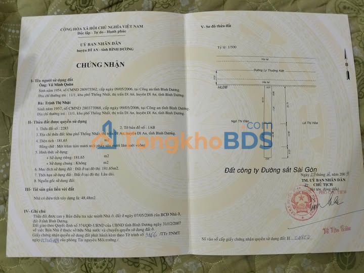 Nhà Mặt Tiền Lý Thường Kiệt, Dầu Tiếng - 181m² Sẵn Sàng Kinh Doanh