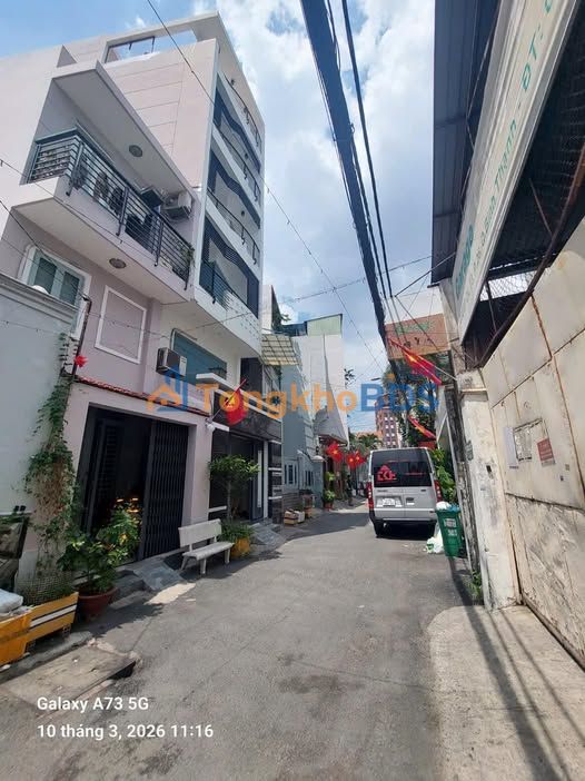 Nhà 6.5 Tấm Hẻm Xe Hơi Tầm Vu, Q1 - 8PN, 78m², 13.6 Tỷ