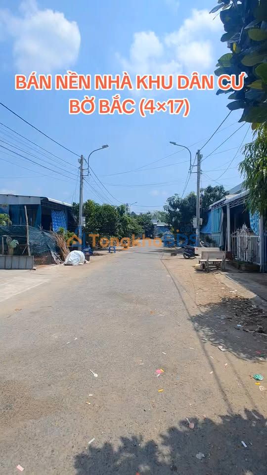 Bán đất nền 68m² Khu dân cư Nguyễn Du, Hồng Ngự - Sổ hồng sẵn sàng