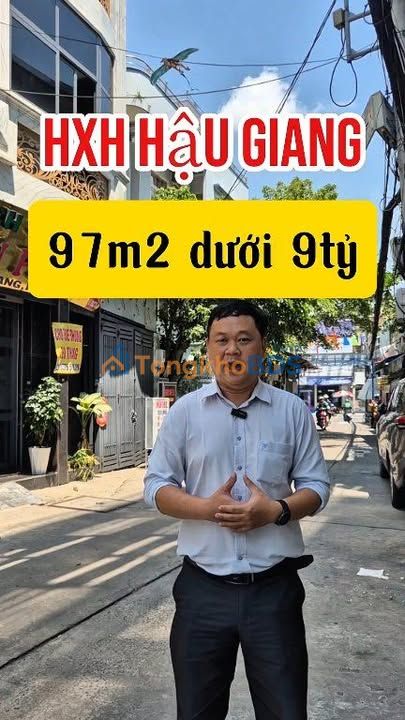 Nhà Hậu Giang Q6 97m² dưới 9 tỷ - Ô tô vào tận nhà