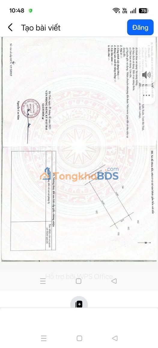 Đất nền mặt tiền 22/12 - Nghi Xuân, Hà Tĩnh - 136m² Thổ cư