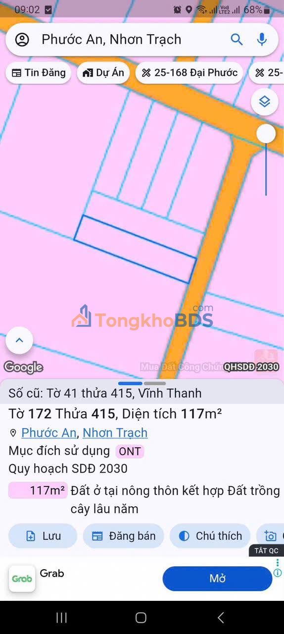 Bán đất Vĩnh Lộc B, Bình Chánh 117m² full thổ cư, ô tô tận nơi