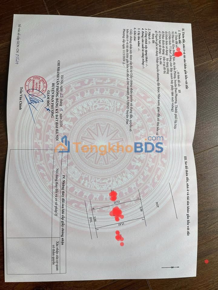 Bán đất Thị Trấn Phùng 78m² - Sổ đỏ chính chủ, gần QL32
