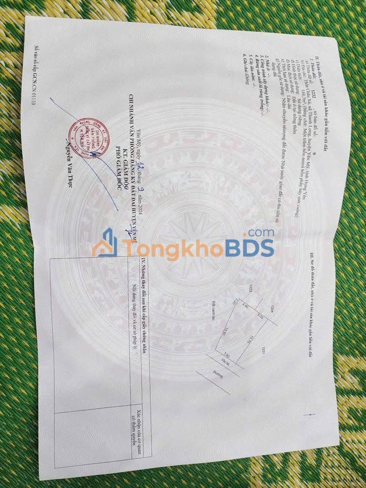 Đất Lô Góc 144.7m² Yên Mỹ, Hưng Yên - Sổ Đỏ Chính Chủ, Giá 4 Tỷ