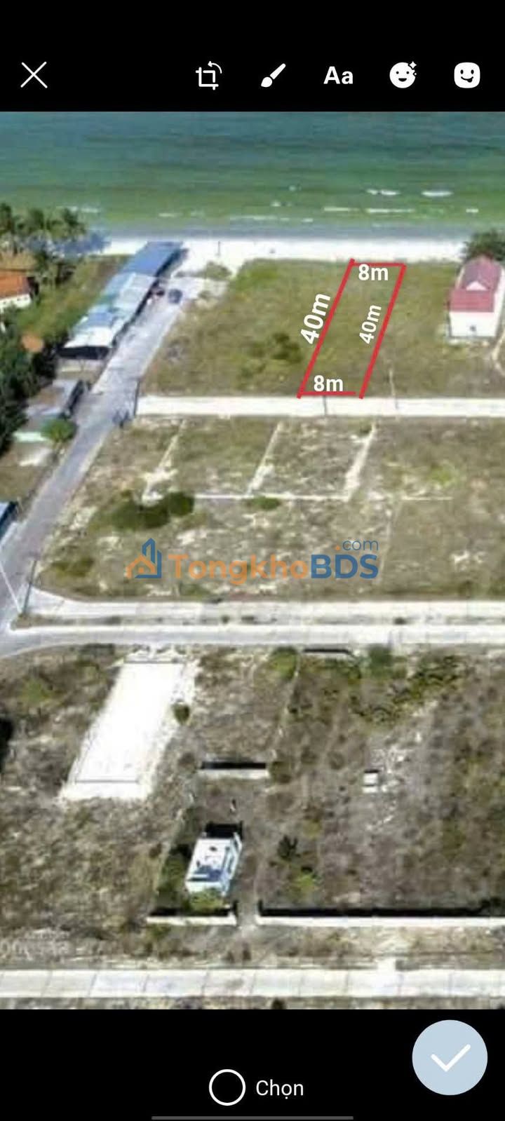 Đất Biển Dốc Lết 320m² - Mặt Tiền Đường Ô Tô - Full Thổ Cư