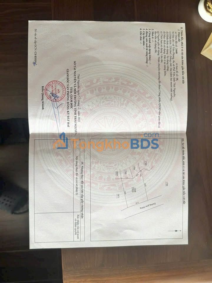 Đất Vàng Phổ Yên 220m² Mặt Tiền 13m - Kinh Doanh Đắc Lộc