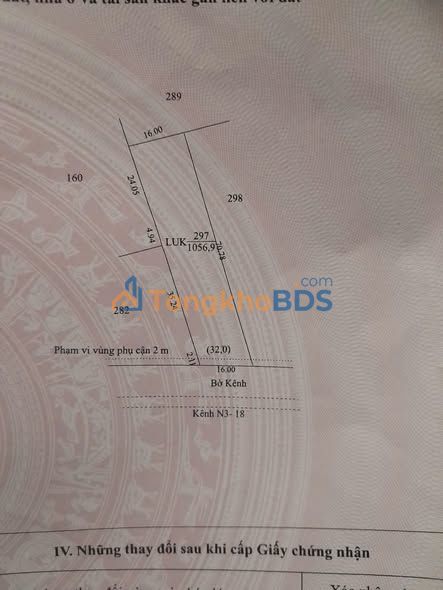 Đất nền 1000m² Trà Vong, Tân Biên - Sổ đỏ sẵn sàng, giá đầu tư