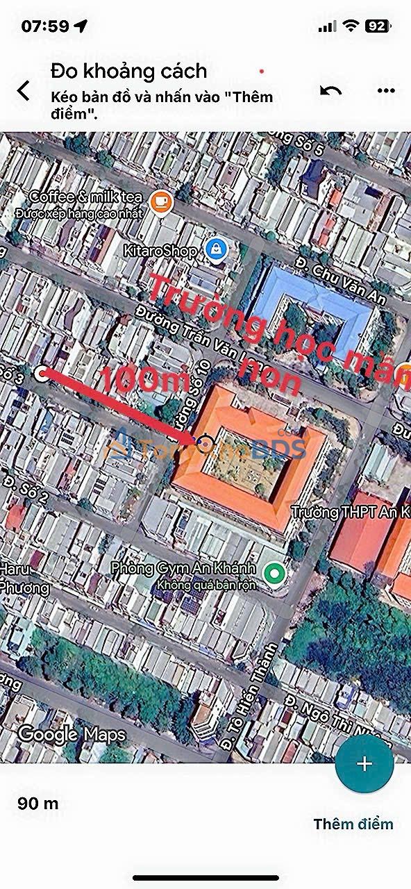 Nhà 90m² Mỹ Khánh, Cần Thơ - Sổ hồng thổ cư, MT 14m