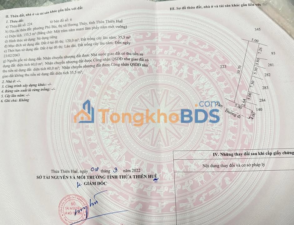 SmallHouse Trung tâm Phú Bài 156m² giá 1 tỷ - Chính chủ bán gấp