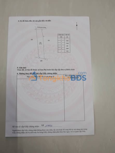 Bán Nhà Phố Châu, Hương Sơn 477m² Nở Hậu - Sổ Đỏ, Giá 3.5 Tỷ