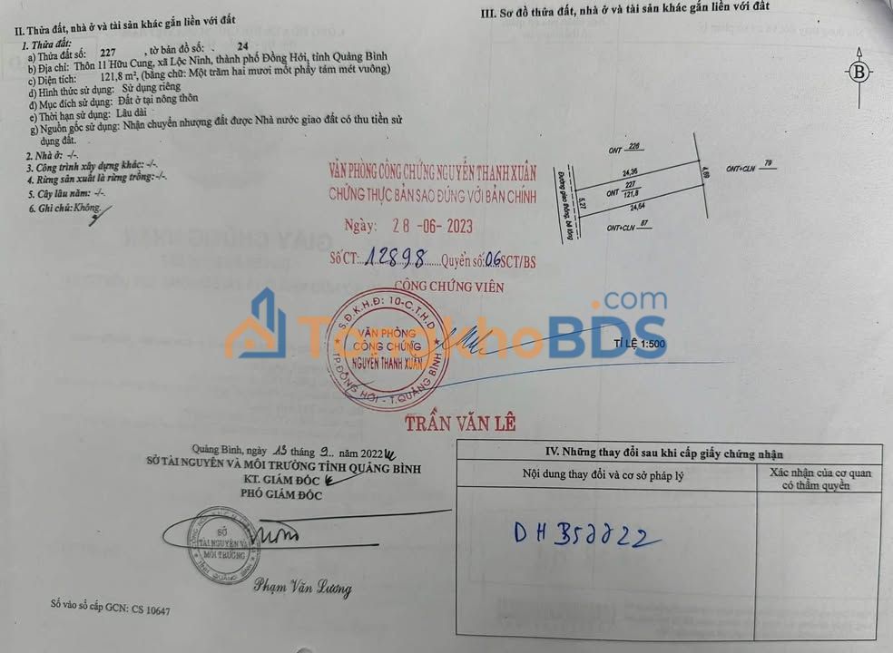 Đất nền Lộc Ninh Đồng Hới 126m² 9xx triệu - Sổ đỏ