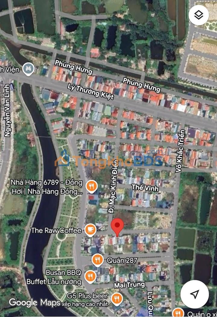 Đất Bắc Trần Quang Khải Đồng Hới 150m² 5 tỷ - Sổ đỏ