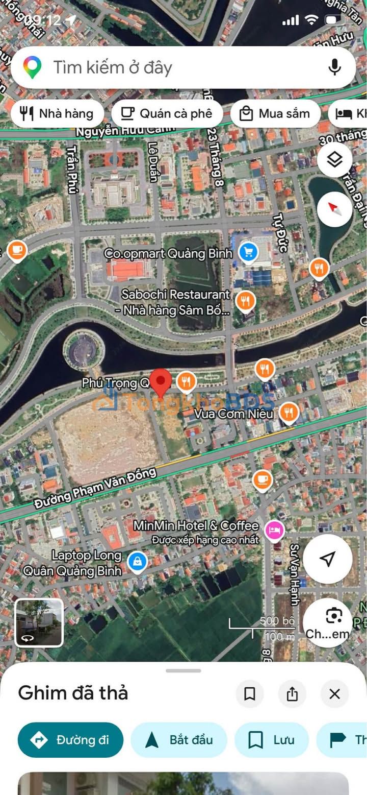 Townhouse Bạch Đằng Đồng Hới 793m² 23.796 tỷ - Chính chủ bán