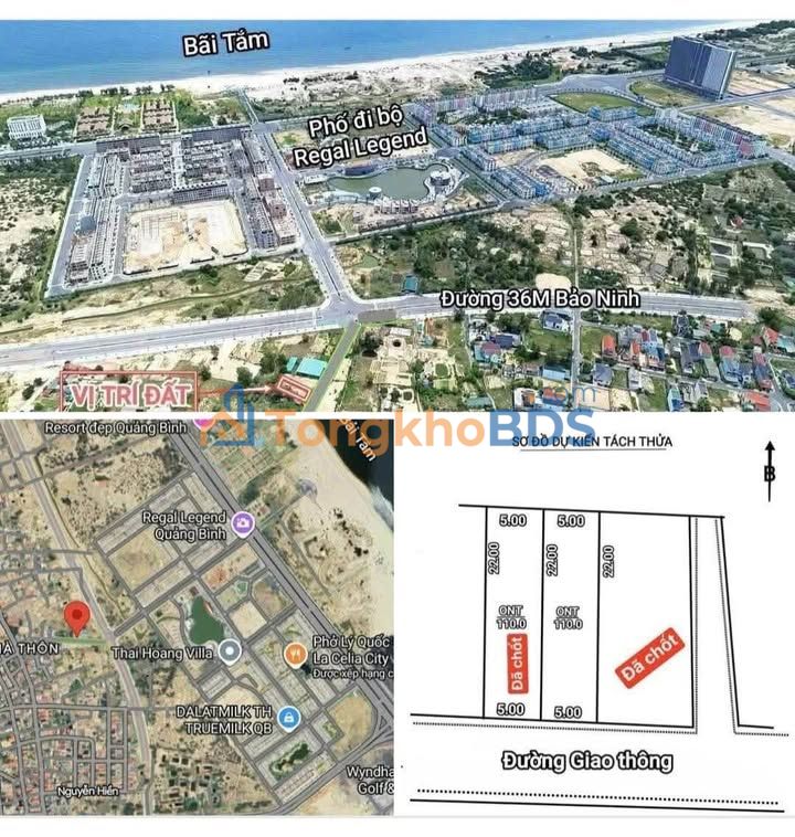 Đất nền Bảo Ninh, Đồng Hới 110m² - Sát Đại Lộ 36m, tiềm năng sinh lời cao