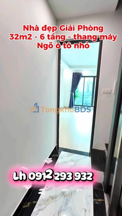 Nhà Giải Phóng Hoàng Mai 32m2 8 tỷ - Ô tô vào tận nhà
