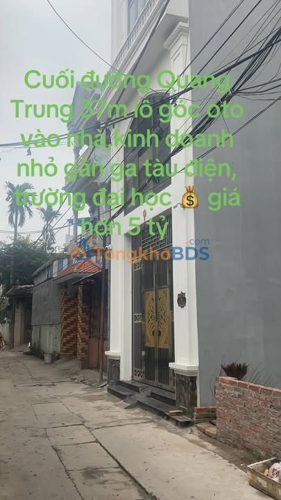 Nhà riêng Quang Trung 37m² giá 5 tỷ - Ô tô vào tận nhà