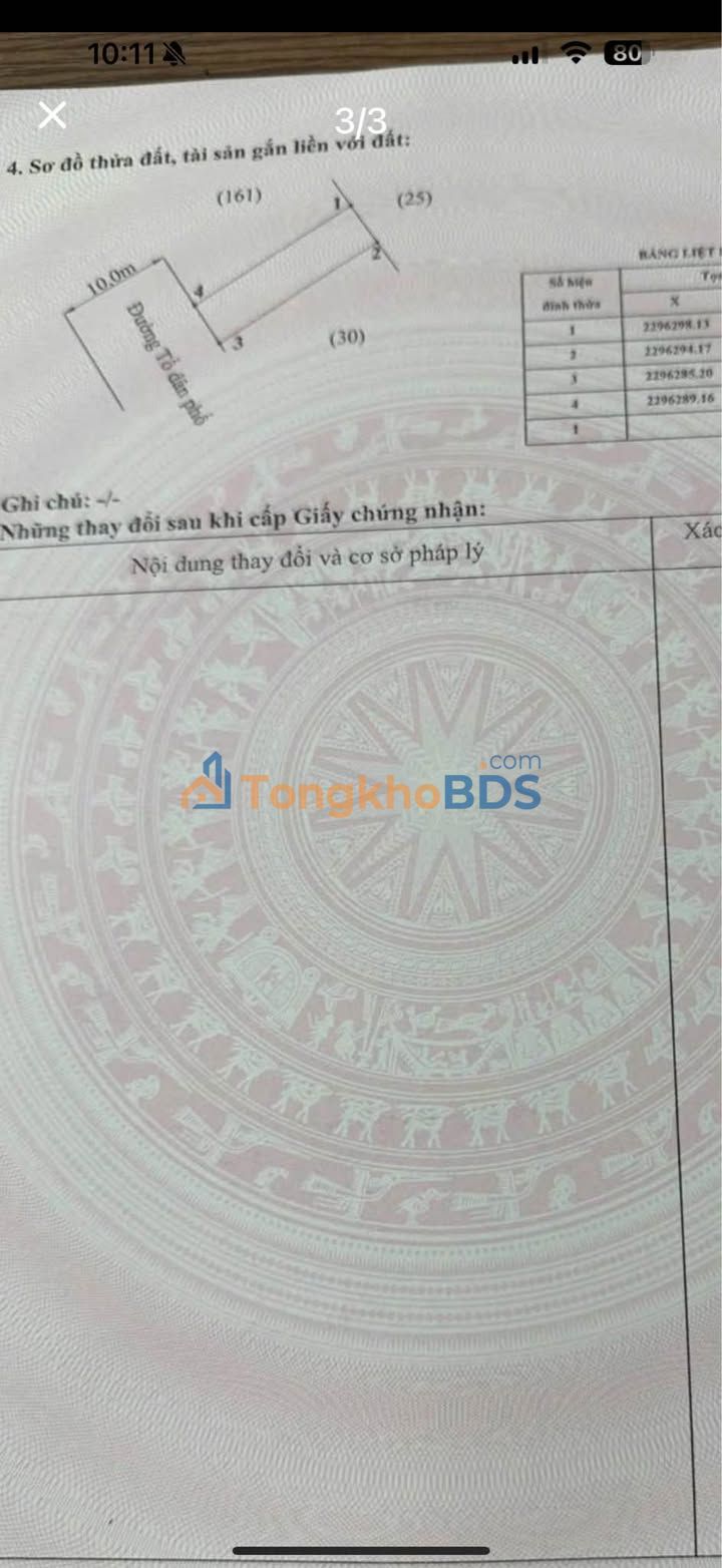 Đất nền Tân Thành, Dương Kinh 74.9m² - Mặt tiền 4.6m, đường 10m, giá 2.1 tỷ