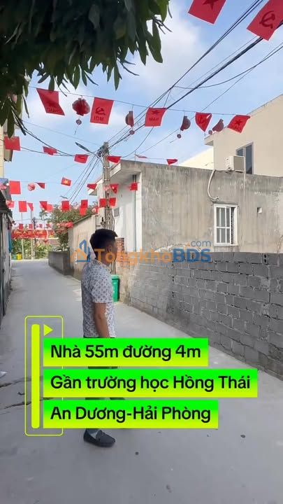 Nhà cấp 4 Đường 351 Hồng Bàng 55m² 1 tỷ - Giá tốt hiếm có