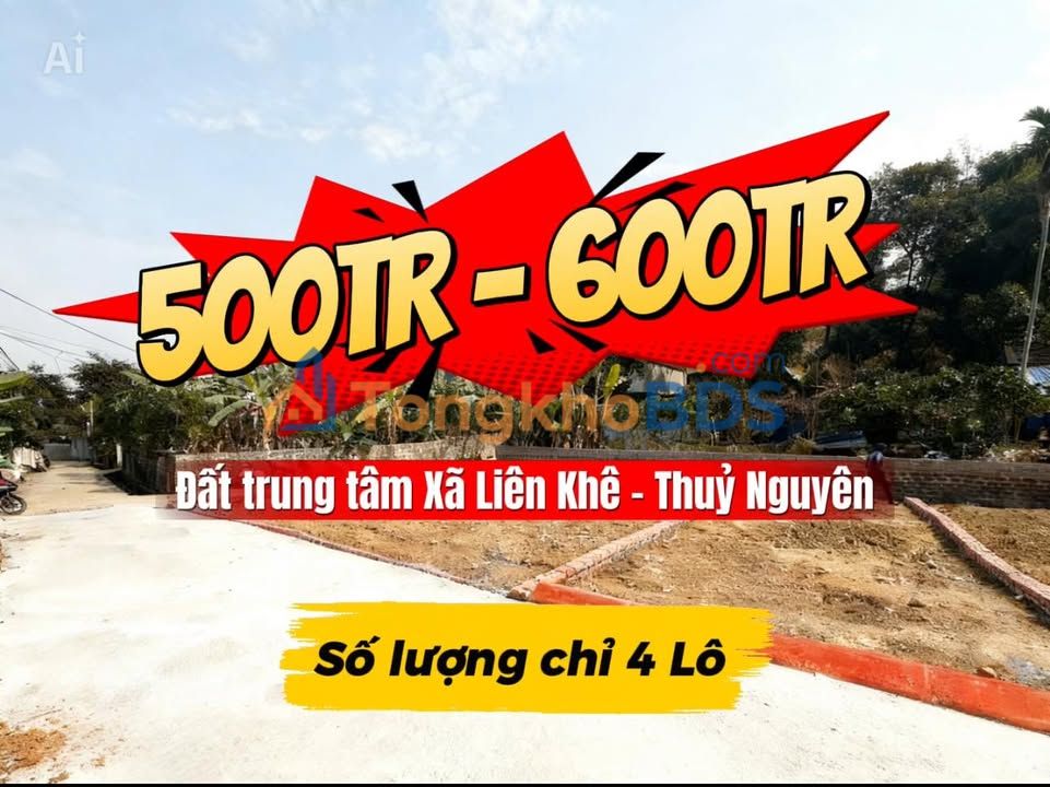 Đất nền Liên Khê Thủy Nguyên 59m2 500-600 triệu - Đất thổ cư 100%