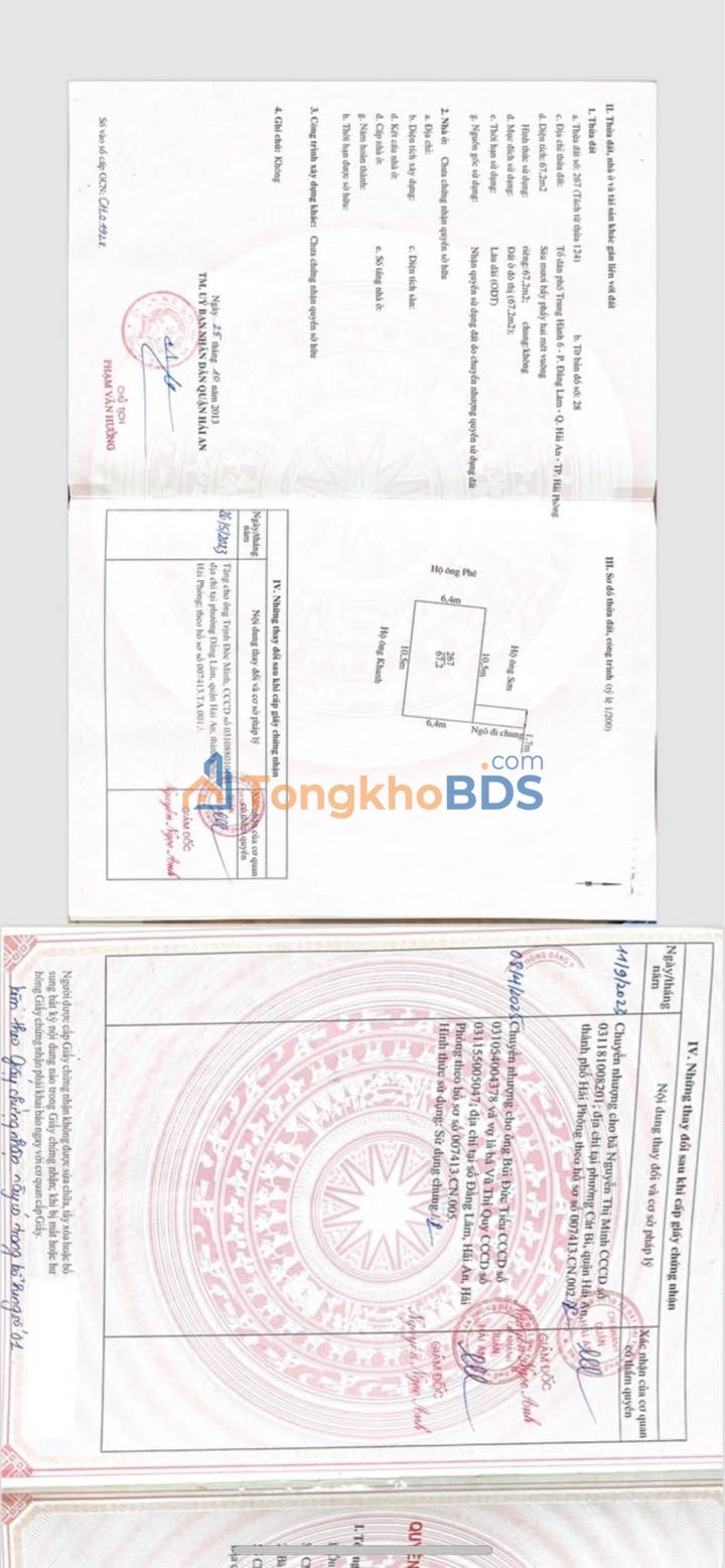 Nhà 2 Tầng 67m² Ngõ 77 Lê Hồng Phong, Hải An - Sẵn Ở Ngay